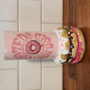 3d glazed and confused donut tumbler